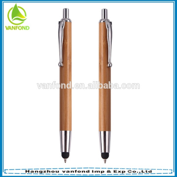 Benutzerdefinierte Werbe Bamboo Pen mit Touch Stift